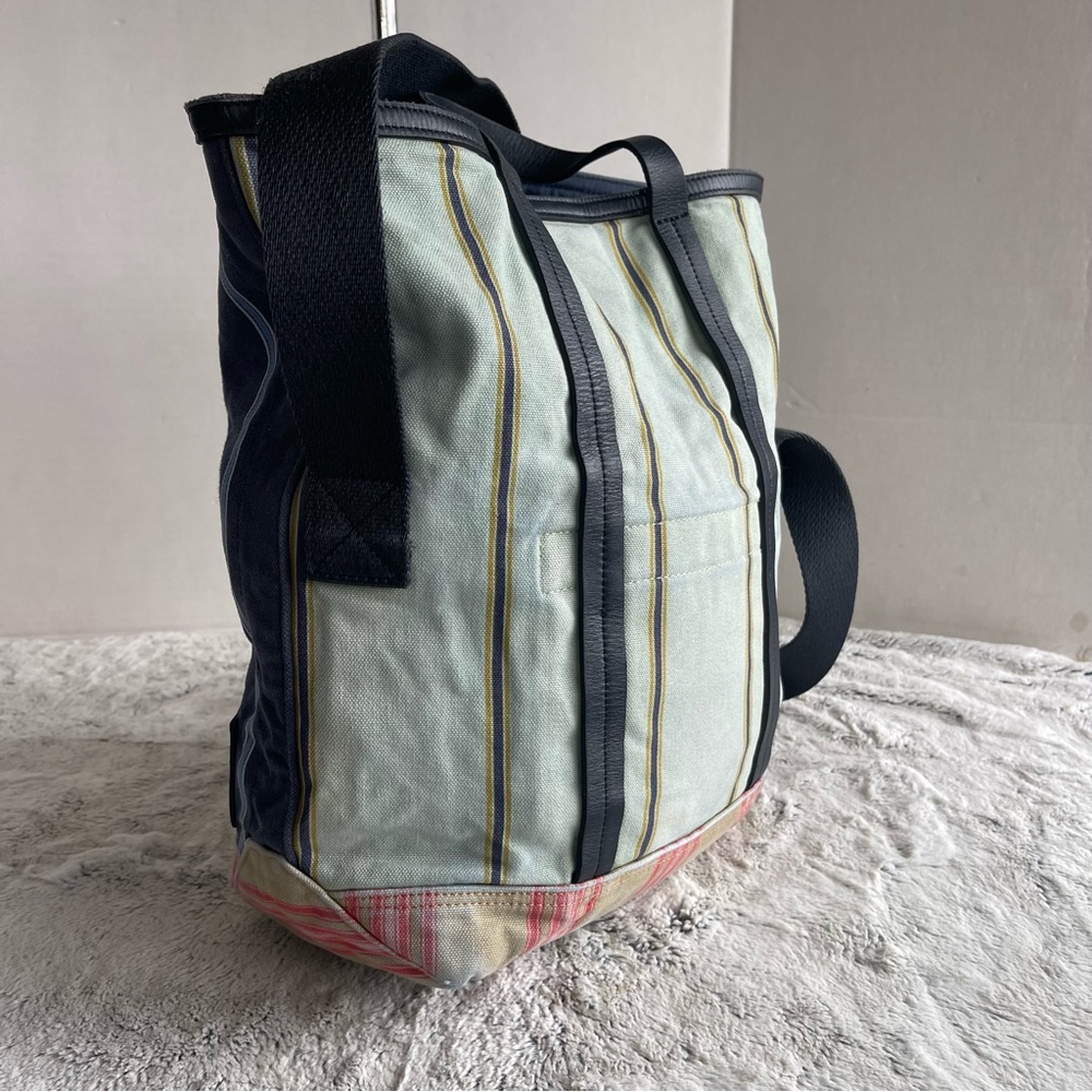 Paul Smith Navy and Tan Striped  Bag - Picture 7 of 15